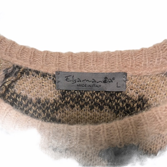 ELSAMANDA X ANTHROPOLOGIE Italian Leopard Sweater - Picture 3 of 7